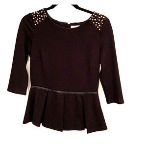 Sugarlips Studded Shoulder Top Size M